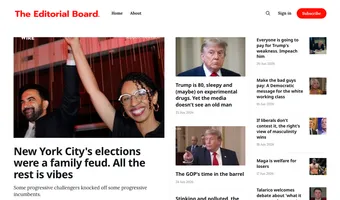 Screenshot of The Editorial Board