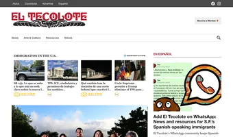 Screenshot of El Tecolote