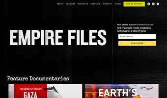 Screenshot of The Empire Files