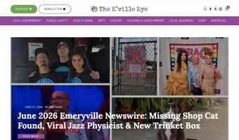Screenshot of The E'ville Eye News