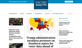 Screenshot of Facing South