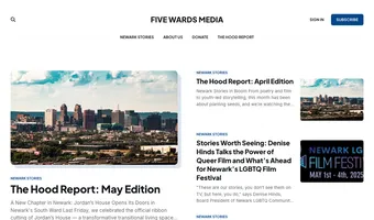 Screenshot of Five Wards Media