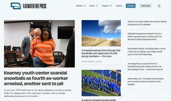 Screenshot of Flatwater Free Press