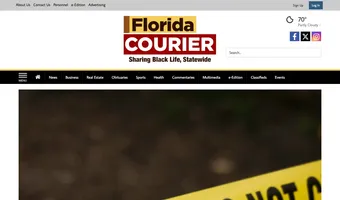 Screenshot of Florida Courier