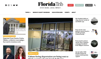 Screenshot of The Florida Trib