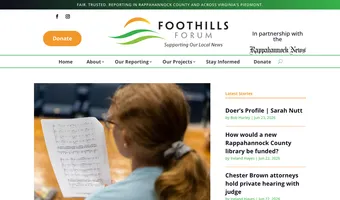 Screenshot of Foothills Forum