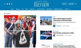 Screenshot of Forest Park Review
