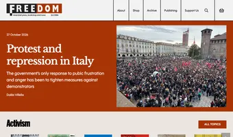 Screenshot of Freedom Press