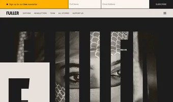 Screenshot of The Fuller Project