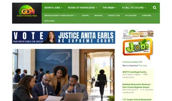 Screenshot of Greater Diversity News