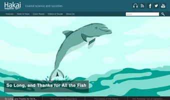 Screenshot of Hakai Magazine
