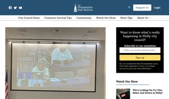 Screenshot of Philadelphia Hall Monitor