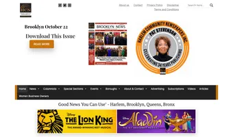 Screenshot of Harlem Community News