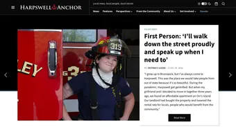 Screenshot of The Harpswell Anchor