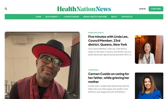 Screenshot of Health Nation Media