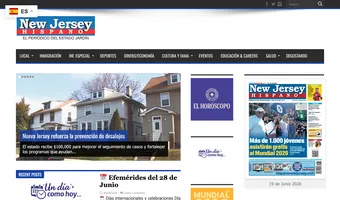 Screenshot of New Jersey Hispano