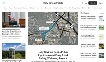 Screenshot of Holly Springs Update