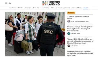 Screenshot of Houston Landing