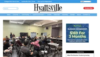 Screenshot of Hyattsville Life & Times