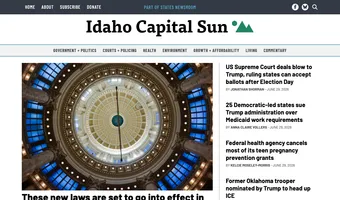 Screenshot of Idaho Capital Sun
