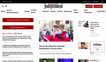 Screenshot of The Santa Barbara Independent