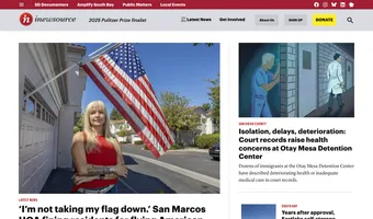 Screenshot of inewsource
