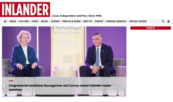 Screenshot of The Inlander