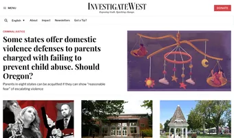 Screenshot of InvestigateWest