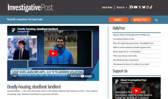 Screenshot of Investigative Post