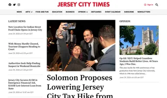 Screenshot of Jersey City Times