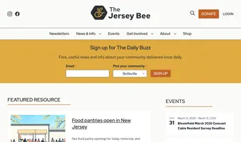 Screenshot of The Jersey Bee