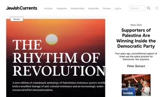Screenshot of Jewish Currents