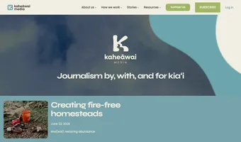 Screenshot of Kaheāwai Media