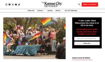 Screenshot of The Kansas City Defender