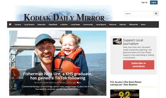 Screenshot of Kodiak Daily Mirror