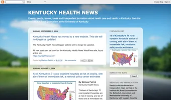 Screenshot of Kentucky Health News