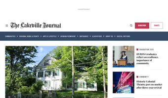 Screenshot of The Lakeville Journal