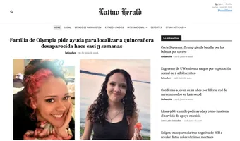 Screenshot of Latino Herald