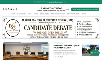 Screenshot of La Verne Daily News