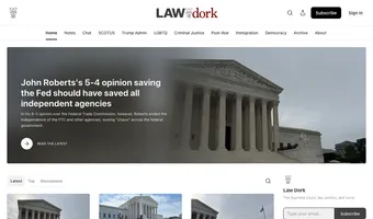 Screenshot of Law Dork