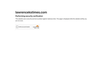Screenshot of The Lawrence Times