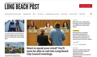 Screenshot of Long Beach Post