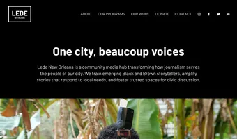 Screenshot of Lede New Orleans