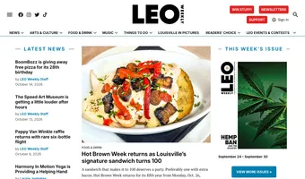 Screenshot of LEO Weekly