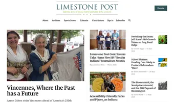 Screenshot of Limestone Post Magazine
