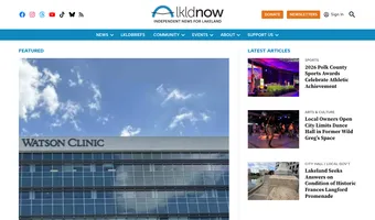 Screenshot of LkldNow