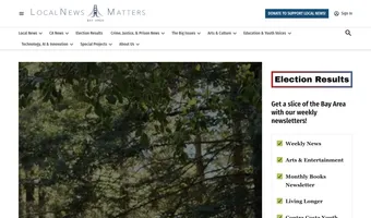 Screenshot of Local News Matters