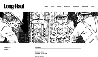 Screenshot of Long-Haul Mag