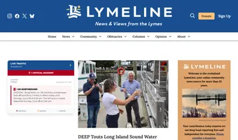 Screenshot of LymeLine.com