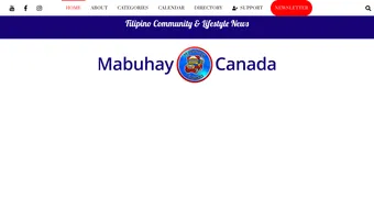 Screenshot of Mabuhay Canada